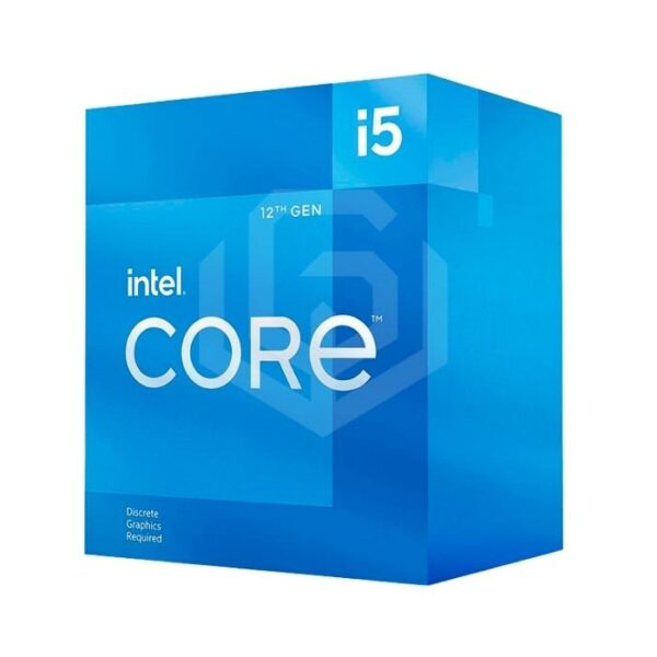 Procesador INTEL CORE I5 12400F LGA1700 6 Nucleos 12 Hilos 2.5ghz Max 4.4Ghz