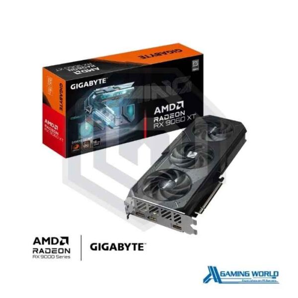 TARJETA DE VIDEO GIGABYTE RX 9060XT 16GB GAMING OC