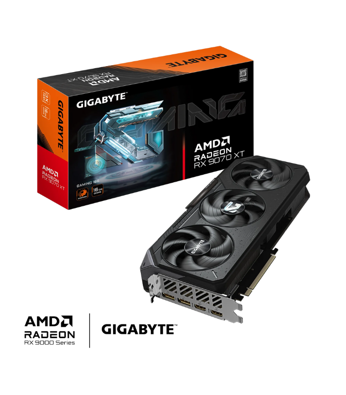 Tarjeta de Video GIGABYTE RADEON RX 9070 XT GAMING 16GB