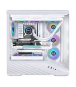 Case Gamer LIAN LI V100R (V100RW WHITE) 4 FAN ARGB Vidrio Templado
