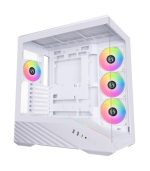 Case Gamer LIAN LI V100R (V100RW WHITE) 4 FAN ARGB Vidrio Templado