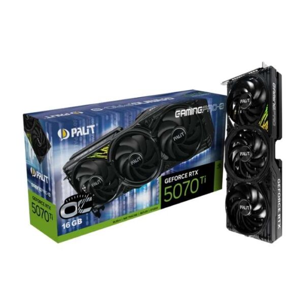 Tarjeta de Video PALIT Geforce RTX 5070 TI Gaming Pro-S OC 16GB GDDR7