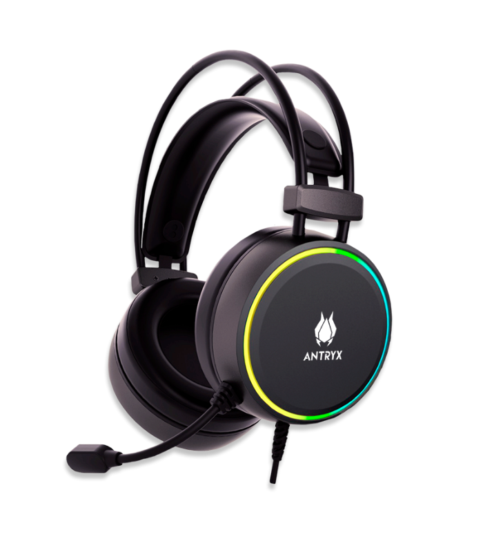 Audífono Gamer Antryx GH-750 7.1 Virtual USB RGB con micrófono y sonido envolvente