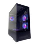 Case Halion Crystal 706B FISH TANK 5 FANS ARGB