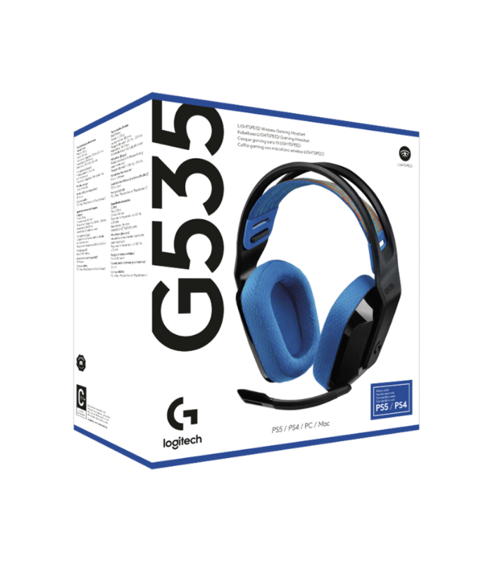 Auricular Logitech G535 LIGHTSPEED Wireless Black Blue