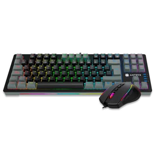 Kit Gamer Teclado y Mouse Antryx GC 5500 Switch Blue