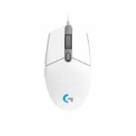 Mouse Logitech G203 WHITE, RGB, 8000 DPI, CONECTOR USB