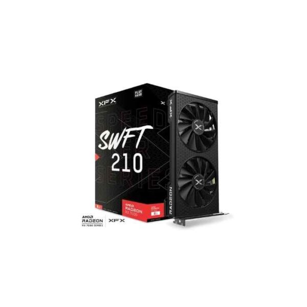 Tarjeta de Video XFX RADEON RX 7600 8GB GDDR6 SWFT210