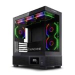 CASE MICRONICS VULKANO BLACK MIC FC1001 6 FANS ARGB DISPLAY