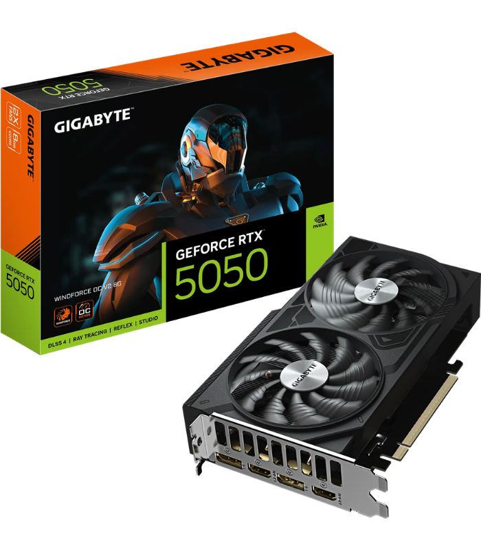 Tarjeta de Video Gigabyte GeForce RTX 5050 WINDFORCE OC V2 8GB GDDR6