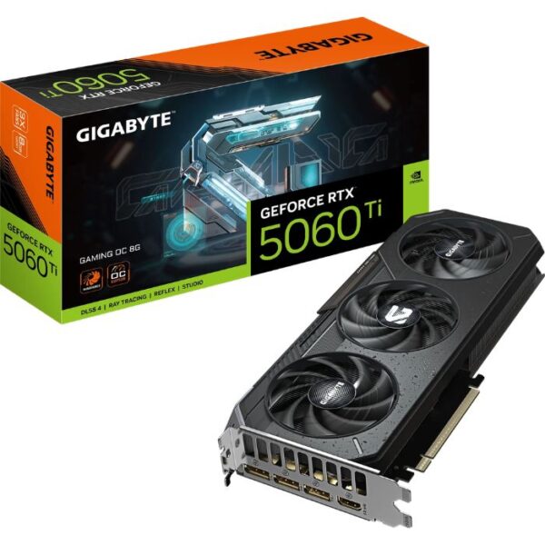 TARJETA DE VIDEO GIGABYTE GEFORCE RTX 5060 TI GAMING OC 8GB GDDR7