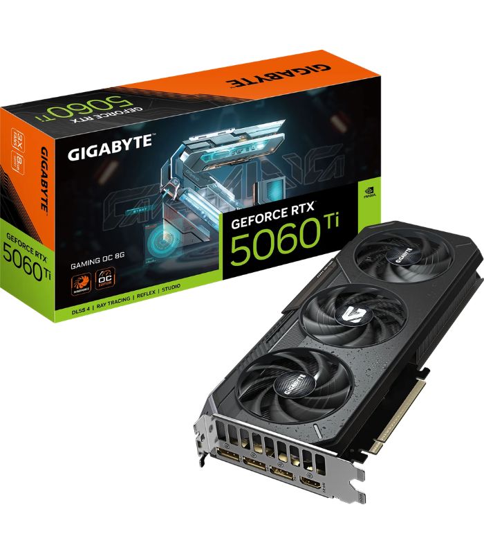 TARJETA DE VIDEO GIGABYTE GEFORCE RTX 5060 TI GAMING OC 8GB GDDR7 1. TARJETA DE VIDEO GIGABYTE GEFORCE RTX 5060 TI GAMING OC 8GB GDDR7